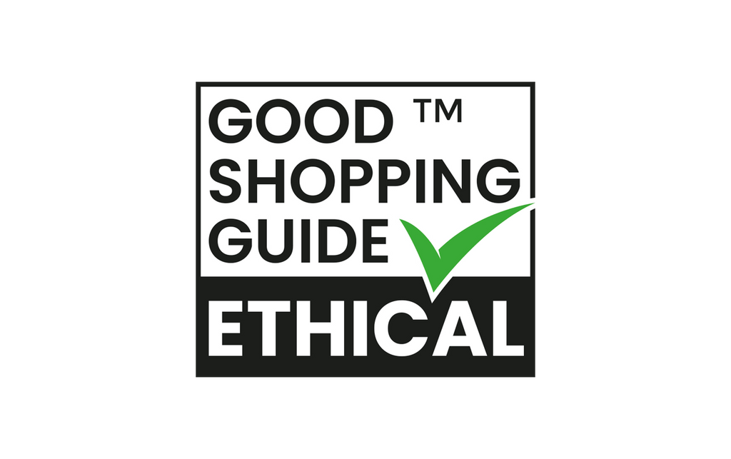 Abbiamo la certificazione Ethical Brand Award, che rafforza le nostre credenziali sostenibili ed etiche