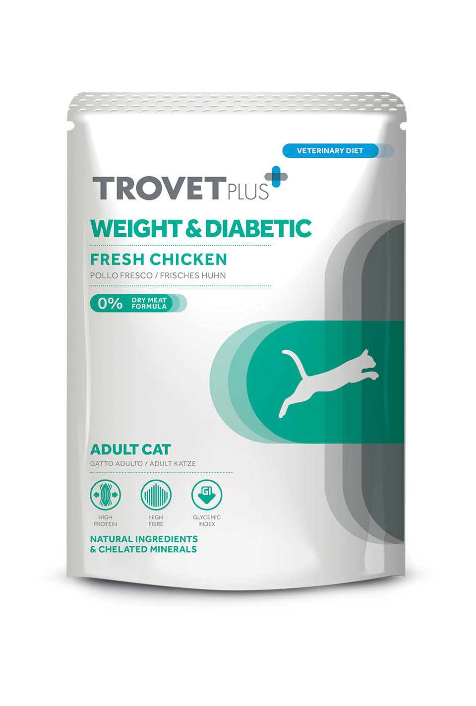 Weight & Diabetic - Pollo fresco - Gatto adulto