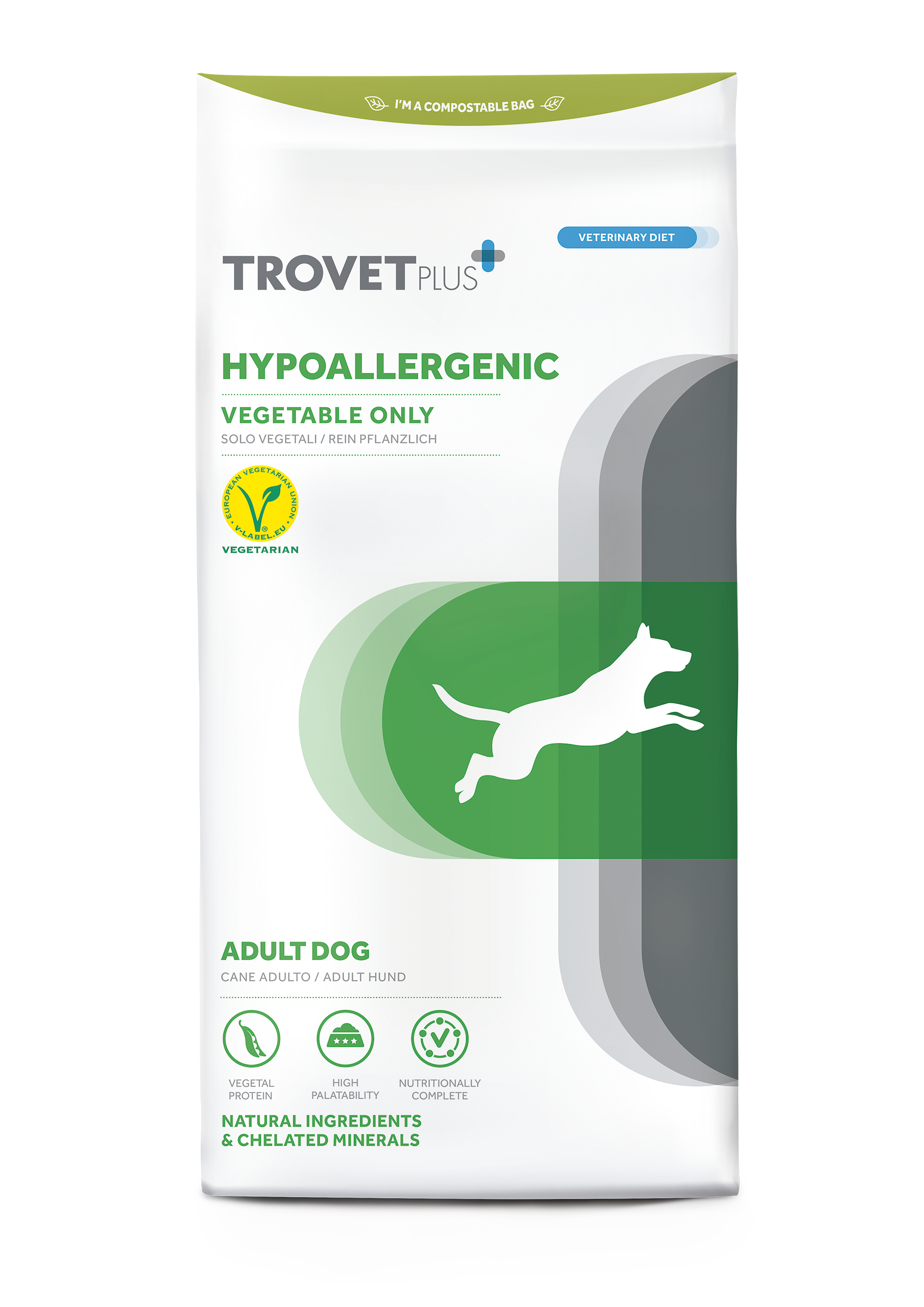 Hypoallergenic - Solo vegetali - Cane adulto