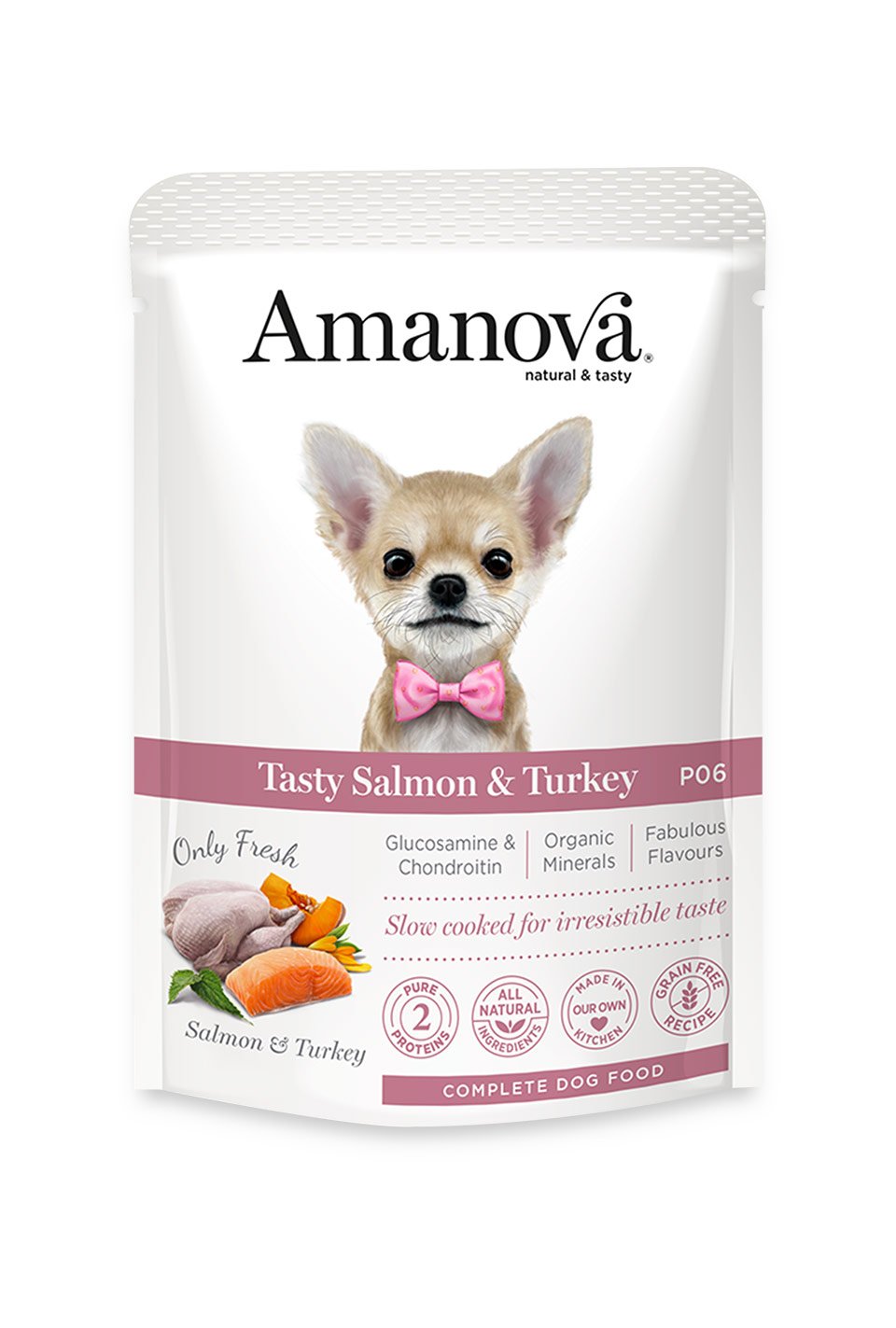 Tasty Salmon & Turkey - Salmone fresco e tacchino - alimento umido